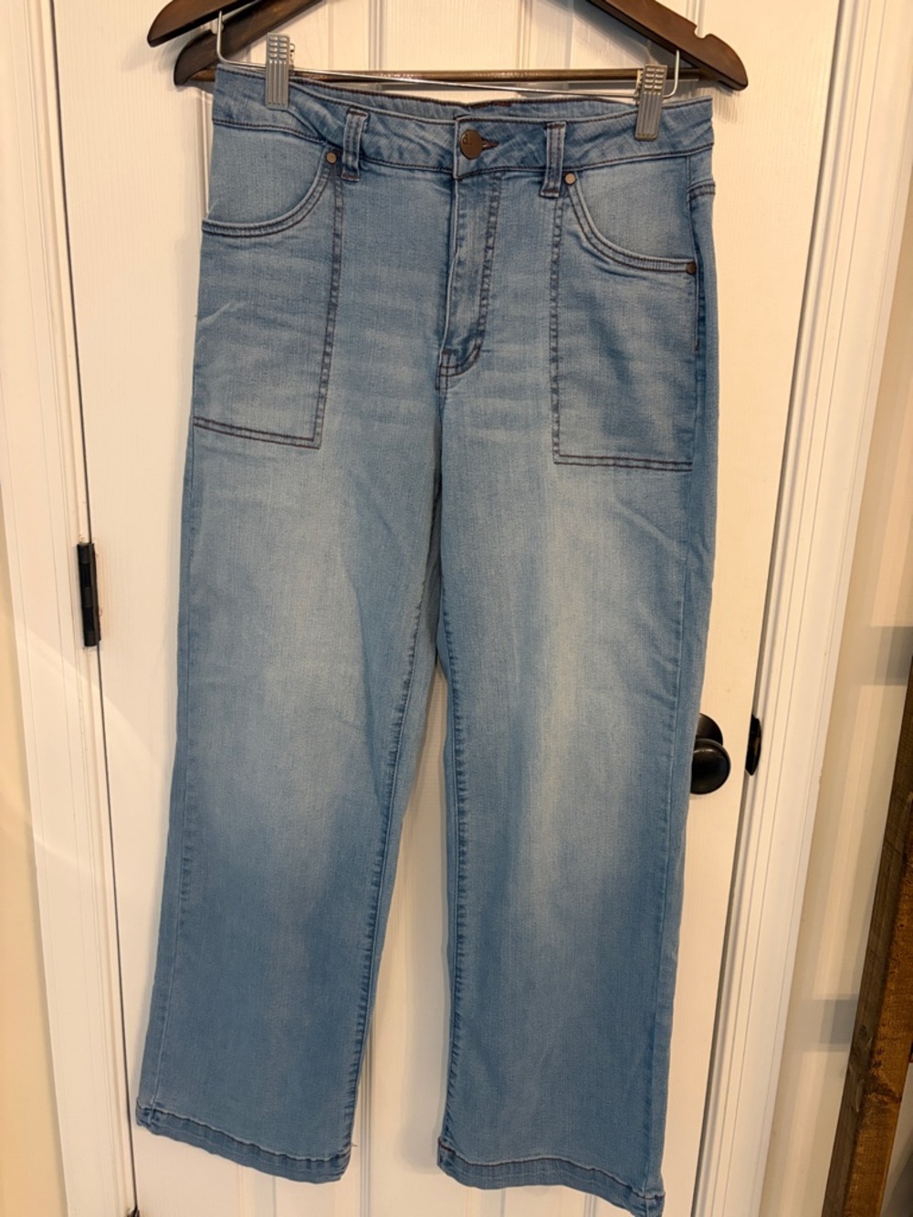 d. jeans Light Blue Wide Leg Women's Jeans